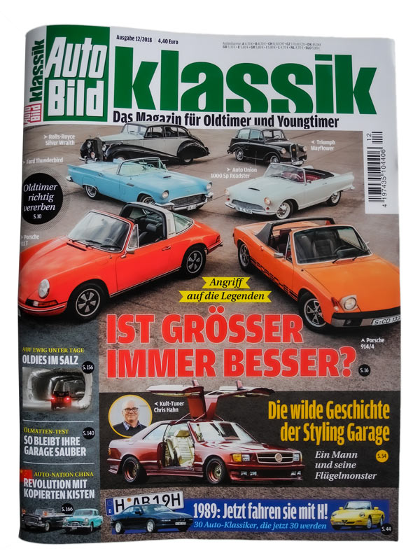 Testsieger Autobild Dezember 2018 - Test Ölbindematten für Oldtimer